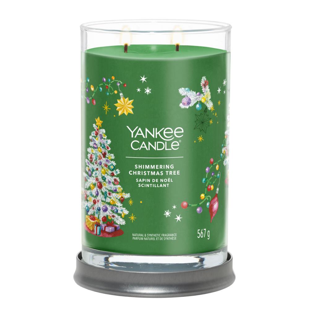 Yankee Candle Shimmering Christmas Tree Large Tumbler Jar Extra Image 1